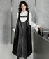 Zip Suspender Dress